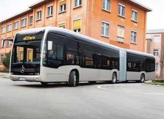 Fully-Electric Mercedes-Benz eCitaro G Articulated Bus