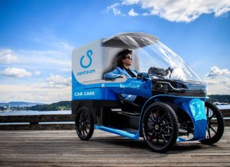 Innovating ebike Shall Clean Dirty Cars in City