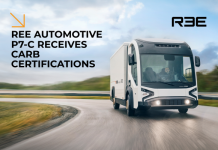 REE Automative P7-C is CARB-certified now